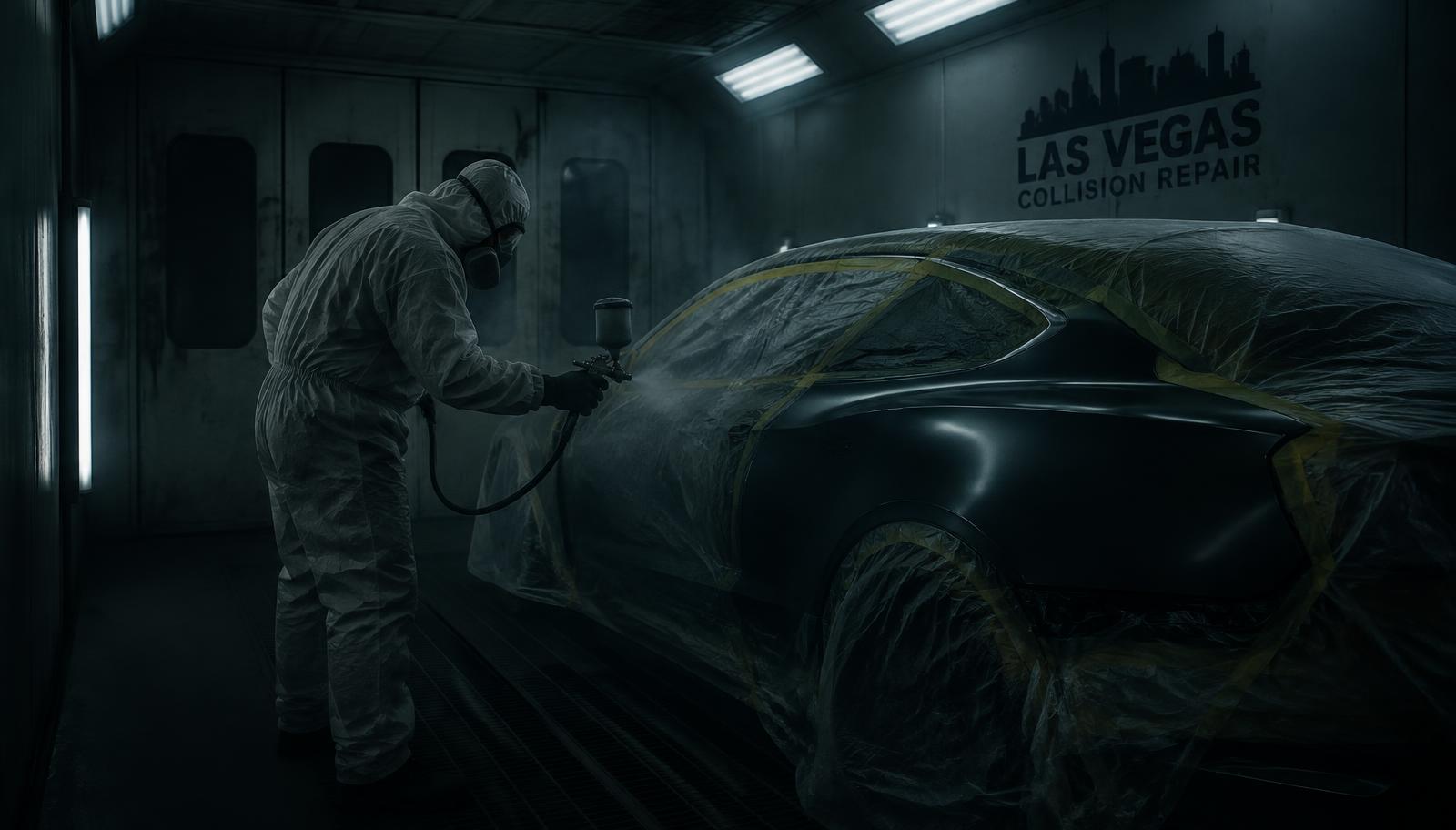 Las Vegas collision repair paint booth